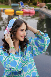 2-PC Printed Cotton Suit CPM-5-175Z